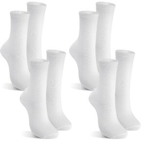 4 Pairs Mens Sock Liners for Hiking Camping Ultra-lightweight Sweat Absorption Mid Calf Boot Socks for Adult in Kuwait