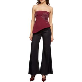 AMUR Womens Ardell Beaded Floral Top in Saudi Arabia