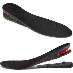 Height Increase Insoles, 4-Layer Shoe Lifts Elevator Insole 2.95inches(7.5 cm) Heels Lift Inserts for Men and Women in Saudi Arabia