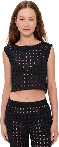 LE BOP Women's Eyelet Odette Top in Saudi Arabia