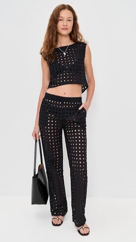 LE BOP Women's Eyelet Odette Top in Saudi Arabia