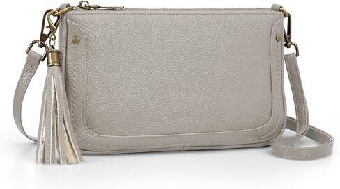befen Leather Wristlet Wallet for Women, Vintage Leather Crossdody Bag Cell Phone Purses with Built in Wallet Clutch Purse in Saudi Arabia