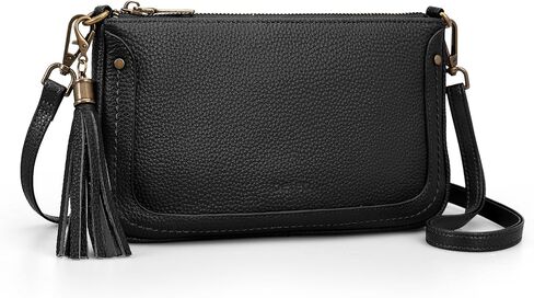 befen Leather Wristlet Wallet for Women, Vintage Leather Crossdody Bag Cell Phone Purses with Built in Wallet Clutch Purse in Saudi Arabia