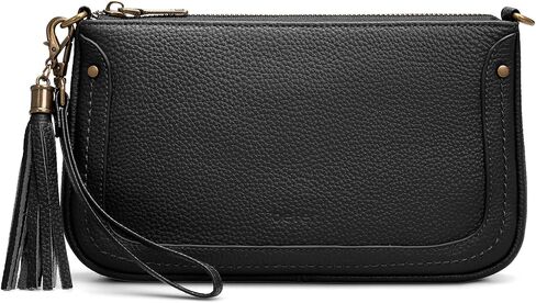 befen Leather Wristlet Wallet for Women, Vintage Leather Crossdody Bag Cell Phone Purses with Built in Wallet Clutch Purse in Saudi Arabia