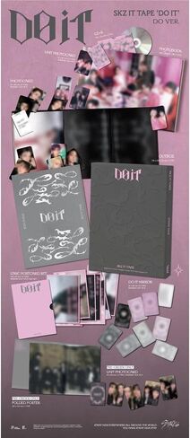 Stray Kids SKZ IT TAPE DO IT Album Photobook Ver (DO + IT 2 VER SET) in Saudi Arabia
