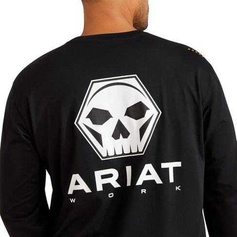 تي شيرت Ariat الرجالي من Rebar Workman Bolt Skull in Kuwait