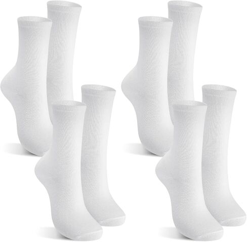 4 Pairs Mens Sock Liners for Hiking Camping Ultra-lightweight Sweat Absorption Mid Calf Boot Socks for Adult in Kuwait