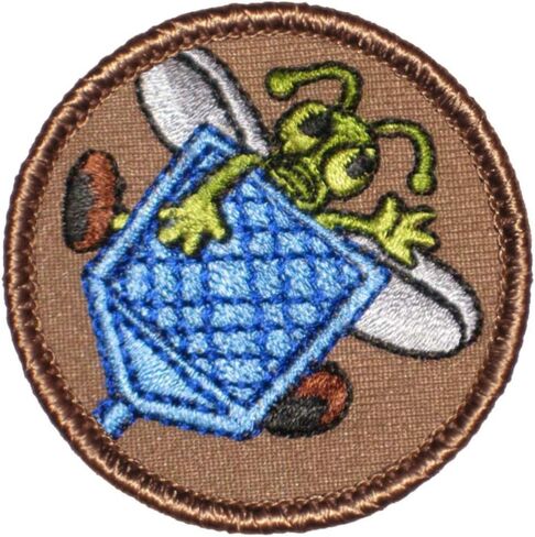 رقعة Fly Swatter Patrol - رقعة مطرزة دائرية بقطر 2 بوصة (خياطة) in Kuwait
