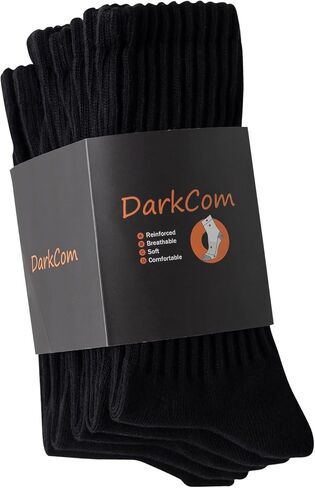 جوارب DarkCom مخططة، 5 أزواج بدون خياطة عند أصابع القدم للرجال والنساء، لون كريمي فاتح، راحة كاجوال in Kuwait