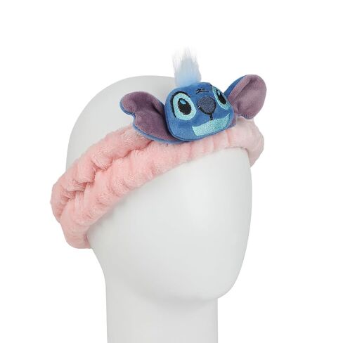 مجموعة Bioworld Lilo & Stitch Spa Head وسوار المعصم مكونة من 3 قطع من القطيفة ذات الغرز الكاملة in Saudi Arabia