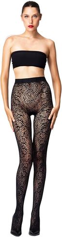 Wolford Macro Warp-Knit Tights for Women Seamless Recycled Mesh Hosiery with Abstract Pattern in Saudi Arabia