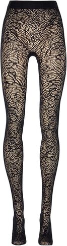 Wolford Macro Warp-Knit Tights for Women Seamless Recycled Mesh Hosiery with Abstract Pattern in Saudi Arabia
