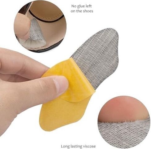 4PCS Heel Grips Liner Cushions Inserts for Loose Shoes, Heel Pads Snugs for Men and Women, Filler Improved Shoe Fit and Comfort, Protectors Heel Cushion Liners (Black) in Saudi Arabia