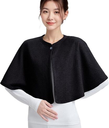 Women Half Cape Warm Shoulder Shawl Cover Up Short Cloak Shoulder Wrap Protective Shawl for Old People,Pregnant in Saudi Arabia