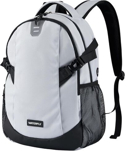 حقيبة ظهر كاجوال صغيرة للسفر من WATERFLY: 20 لتر للرجال والنساء للعمل اليومي EDC Daypack المشي لمسافات طويلة وصالة الألعاب الرياضية والتمرين باللون الأسود in Kuwait