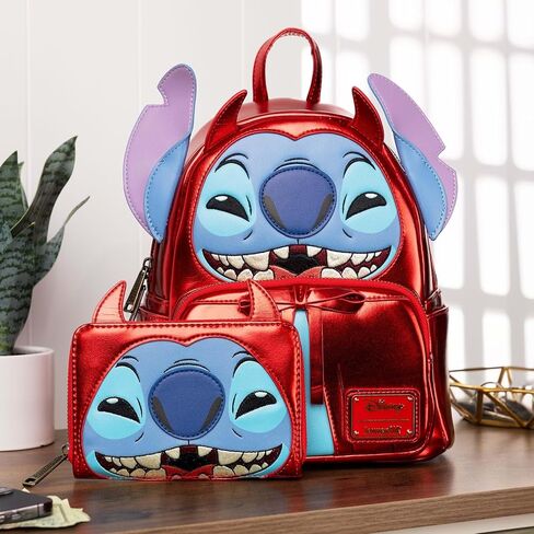 حقيبة ظهر صغيرة من Loungefly Disney Stitch Devil Cosplay in Kuwait