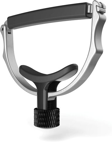 Planet Waves من D'Addario Planet Waves Guitar Capo - فنان NS - للقيثارات الكهربائية والصوتية المكونة من 6 أوتار - استخدام بيد واحدة - حامل اختيار متكامل - أسود in Saudi Arabia