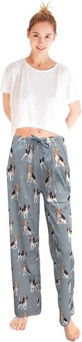 Collections Etc E & S Imports Women's Beagle Dog Lounge Pants - Pajama Pants Pajama Bottoms - X-Large in Saudi Arabia