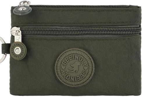 Money Coin Purse Canvas Wallet Money Bag Portable Credit Card Holoder Male Female(ARMY GREEN) in Saudi Arabia
