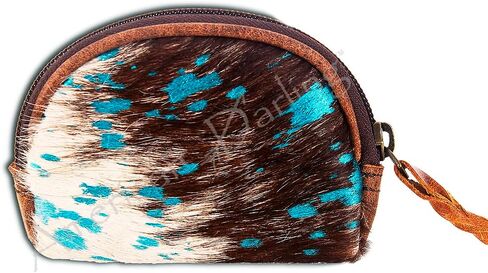 American Darling Coin Purse Hair on Genuine Leather Western Women Bag | Handbag Wristlet Travel Clutch in Saudi Arabia