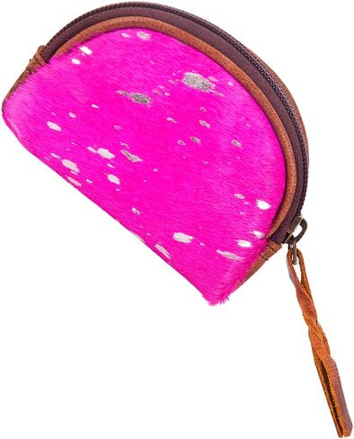 American Darling Coin Purse Hair on Genuine Leather Western Women Bag | Handbag Wristlet Travel Clutch in Saudi Arabia