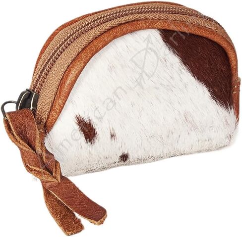 American Darling Coin Purse Hair on Genuine Leather Western Women Bag | Handbag Wristlet Travel Clutch in Saudi Arabia