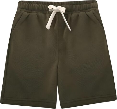 YKR Girls Shorts Summer Elastic Casual Running Shorts with Double Pocket for Kids 5-14 Years in Kuwait