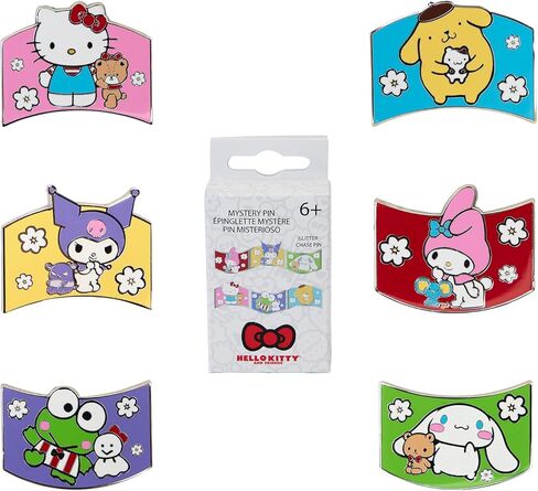 Loungefly Sanrio And Friends Color Block Mystery Pin [ONE RANDOM PIN] in Saudi Arabia