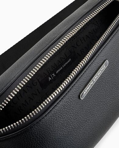Armani Exchange Men's Okinawa Waist bag, Black, One Size in Saudi Arabia