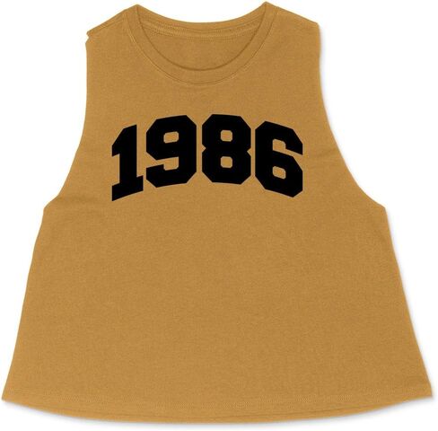 1986 قميص جامعي Racerback بدون أكمام للنساء in Kuwait