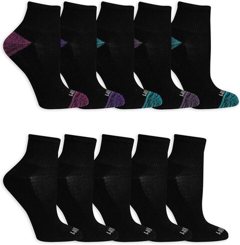 Fruit of the Loom Women's Everyday Active Sport Ankle Socks (10 Pack) in Saudi Arabia