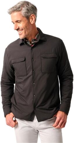johnnie-O Men's Denzel Featherweight Shacket, Shell in Saudi Arabia