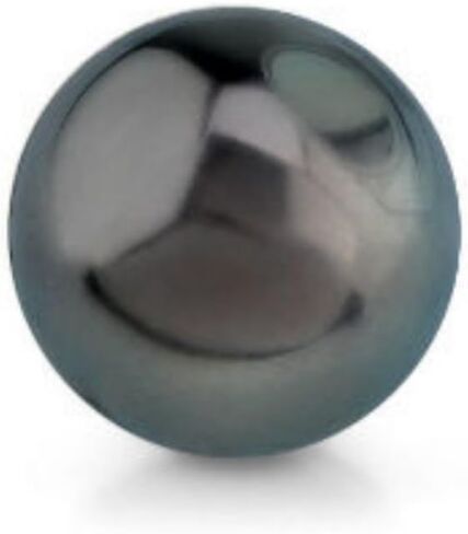 Genuine Single Black Tahitian South Sea Undrilled Round Loose Cultured Pearl - AAAA Quality in Saudi Arabia