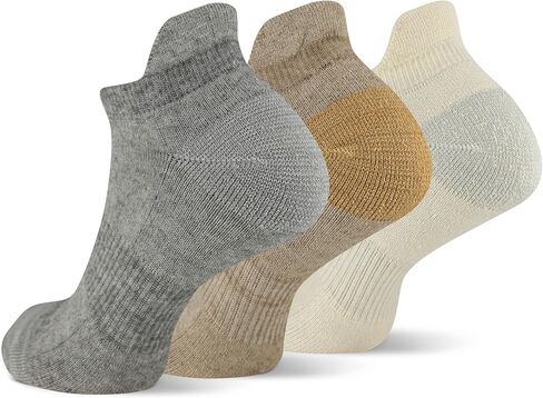 Merrell Men's and Women's Wool Everyday Hiking Low Cut Socks - 3 Pairs - Cushioned Moisture Wicking in Saudi Arabia