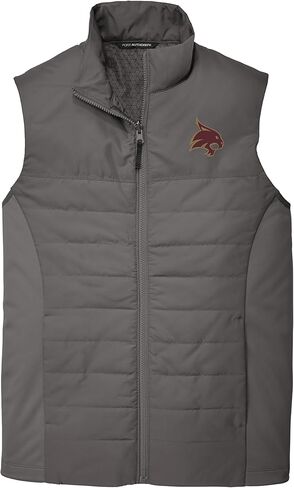 Collegiate Puffy Vest Apparel Jacket With Zipper - Officially Licensed in Saudi Arabia