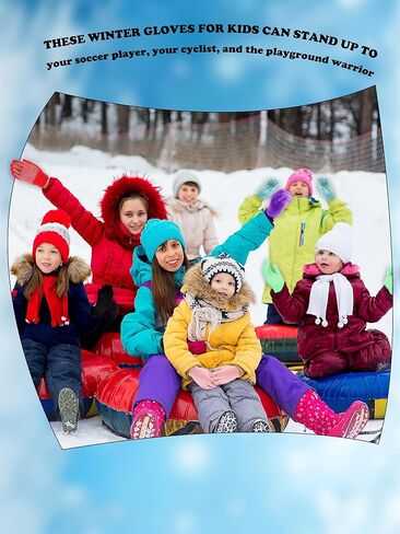 18 Pairs Kids Grip Gloves Winter Anti-Skid Gloves Warm Full Fingers Glove Stretchy Knitted Glove for Toddler Boys Girls in Saudi Arabia