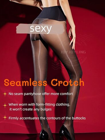 Women's Shimmer Shiny Tights Sheer Seamless Sparkly Tights Control Top Pantyhose for Date Dance Stockings in Saudi Arabia