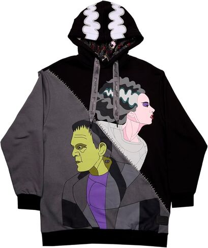 Loungefly LF UNIVERSAL BRIDE OF FRANKENSTEIN UNISEX HOODIE in Saudi Arabia