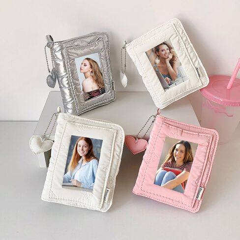 Minimalists Travel Friendly 3 Inch Photo Album Removable Inserts Pocket Size Picture Organisers 5 Rings Photocard Binder Photo Binder in Saudi Arabia