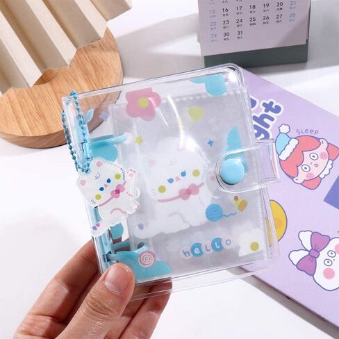 Photo Album Stationery Loose Leaf Notebook Mini 3 Hole Planner Hand Book Binder Ring Notebook(60sheet page) in Saudi Arabia