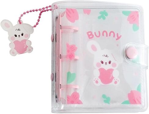 Photo Album Stationery Loose Leaf Notebook Mini 3 Hole Planner Hand Book Binder Ring Notebook(60sheet page) in Saudi Arabia