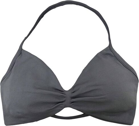 SHENHE Women's Halter Sports Bra Open Back Padded Open Back Stretch Workout Gym Bra in Saudi Arabia