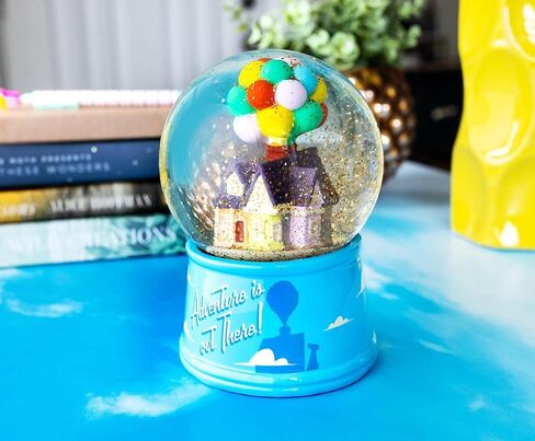 Toynk,Disney and Pixar UP House Light-Up Snow Globe|6 Inches Tall,Blue(UP1603J9) in Saudi Arabia