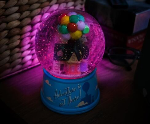 Toynk,Disney and Pixar UP House Light-Up Snow Globe|6 Inches Tall,Blue(UP1603J9) in Saudi Arabia