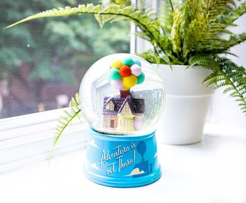 Toynk,Disney and Pixar UP House Light-Up Snow Globe|6 Inches Tall,Blue(UP1603J9) in Saudi Arabia