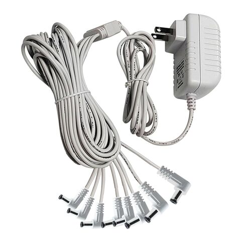 محول AD/DC 4.5 فولت متوافق مع ملحقات Lemax المضيئة لمنازل قرية عيد الميلاد 74706، 8 مخرجات واجهة لعرض الملعب، ديكور بناء الإضاءة الصغيرة لعيد الميلاد 74269 in Kuwait