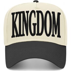 قبعة سائق الشاحنة Kingdom Serif Vintage | قبعة بيسبول مسيحية ممتازة قابلة للتعديل للرجال والنساء in Kuwait