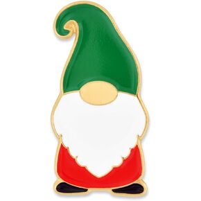 PinMart Christmas Lapel Pin - Holiday Gnome – Christmas Jewelry for Women and Men – Holiday Celebration Pin – Gold Plated Enamel Pin with Secure Clutch Back in Saudi Arabia