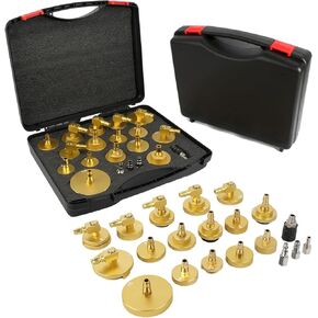 12 PCS Brake Master Cylinder Bleeder Kit Brake Master Cylinder Adapter Kit Brake Bleeder Kit 12PCS Brake Bleeder Adapter Set with 1 Japanese Quick Connector in Kuwait