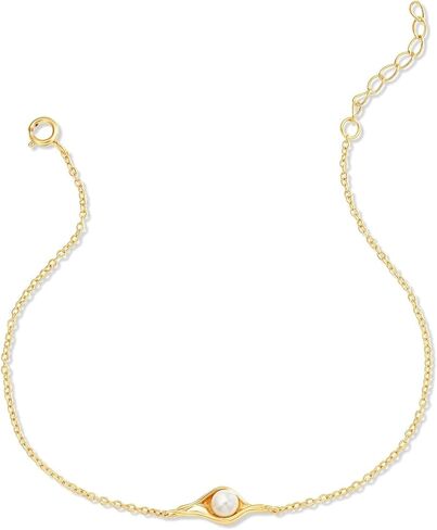 EVE'S ADDICTION 4 Peas in a Pod Simulated Pearl Bracelet - Gifts for Mom in Saudi Arabia